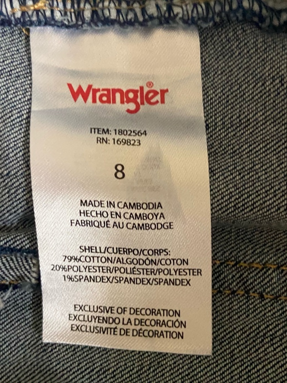 NWOT Women's Wrangler High-Rise Bootcut Jeans Size 8 - Picture 8 of 11